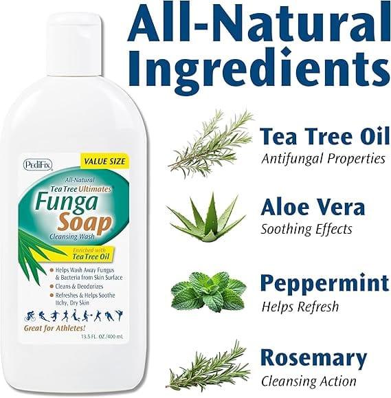 Pedifix Foot Wash Tea Tree Ultimates Funga Soap
