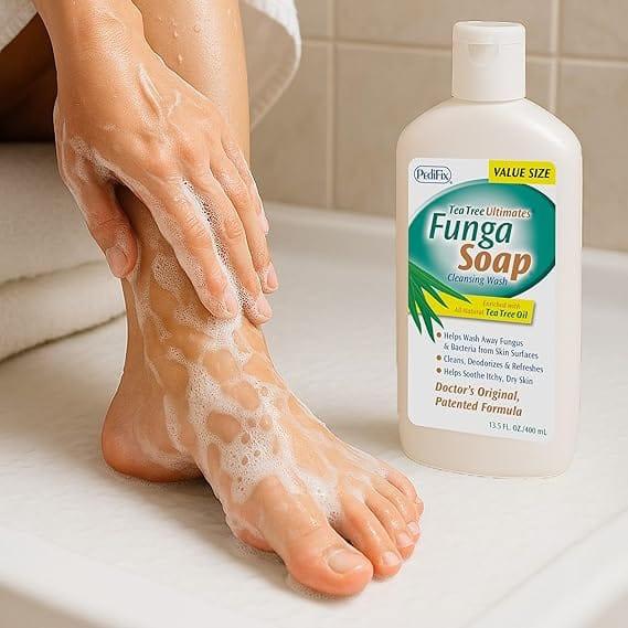 Pedifix Foot Wash Tea Tree Ultimates Funga Soap