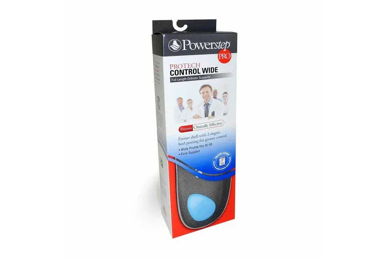 Powerstep Orthotics & Insoles Powerstep Pro Control WIDE Insoles - Full Length