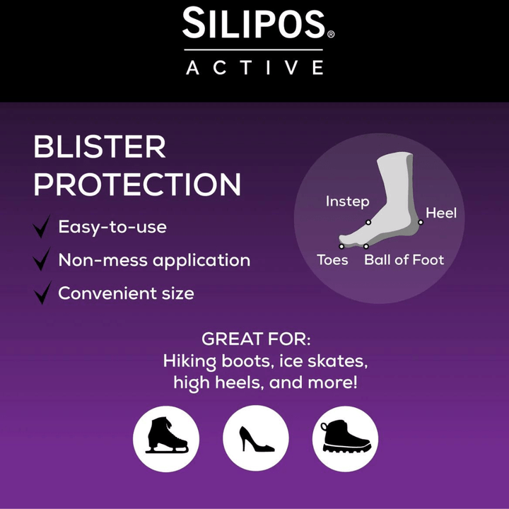 Silipos Blister prevention Blister Prevention Stick - Convenient Blister Care