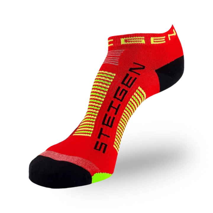 Steigen Clothing > Socks Red STEIGEN Zero Length Running Socks