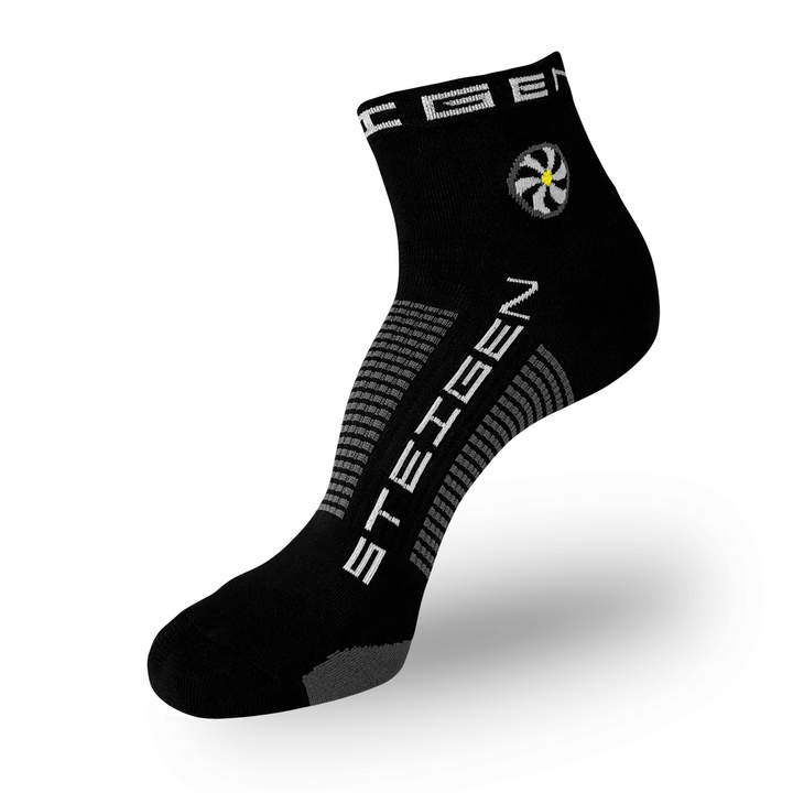 Steigen Socks Steigen Black STEIGEN Running Socks Quarter Length