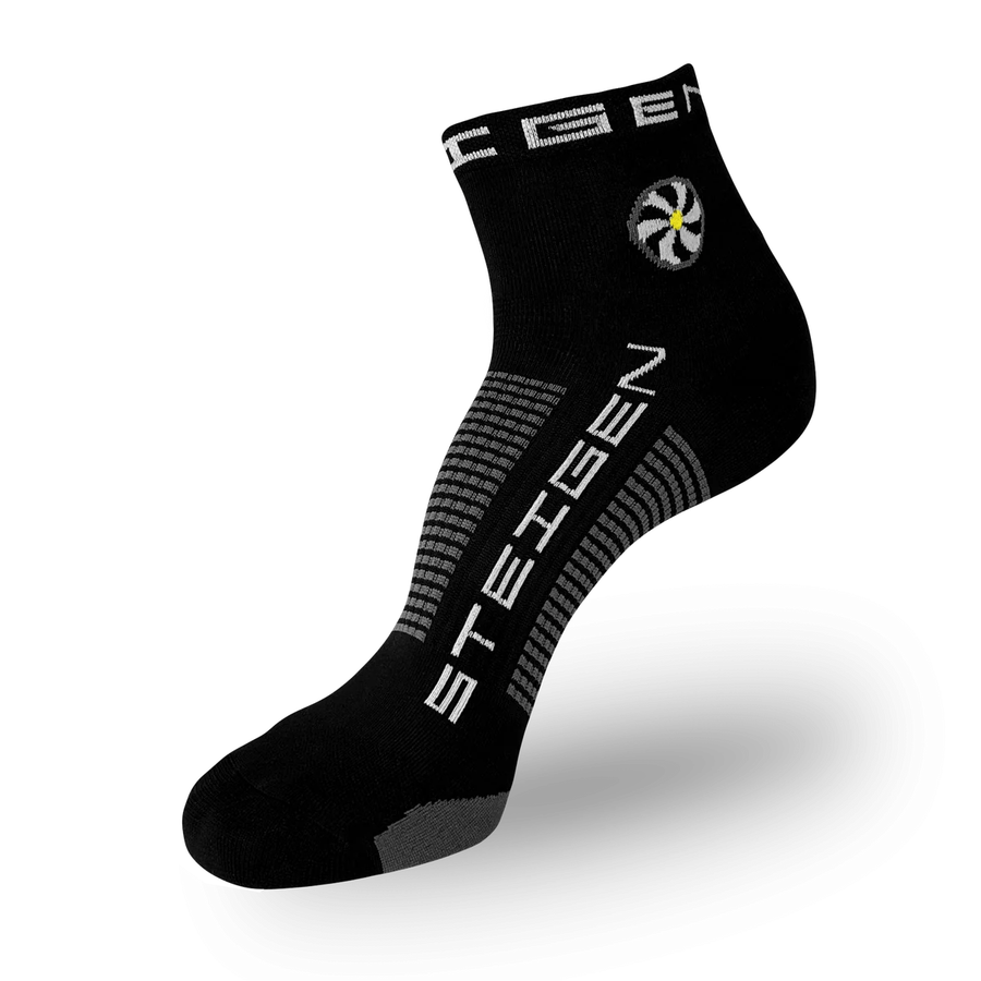 Steigen Socks Steigen Black STEIGEN Running Socks Quarter Length