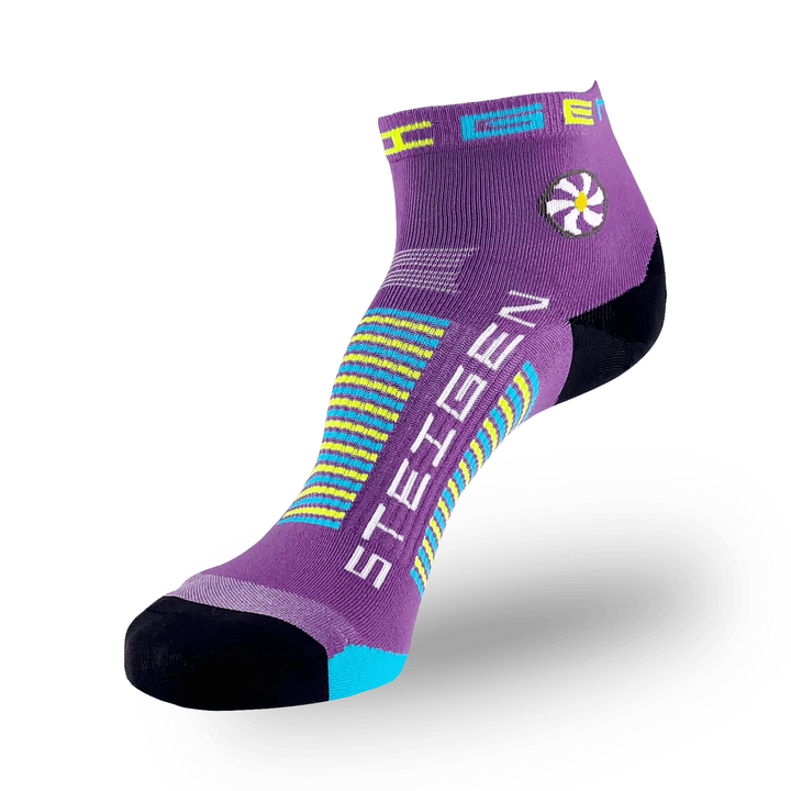 Steigen Socks Steigen Bubblegum Purple STEIGEN Running Socks Quarter Length