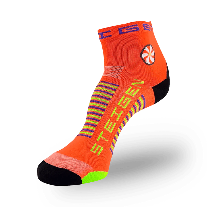 Steigen Socks Steigen Goldfish Orange STEIGEN Running Socks Quarter Length