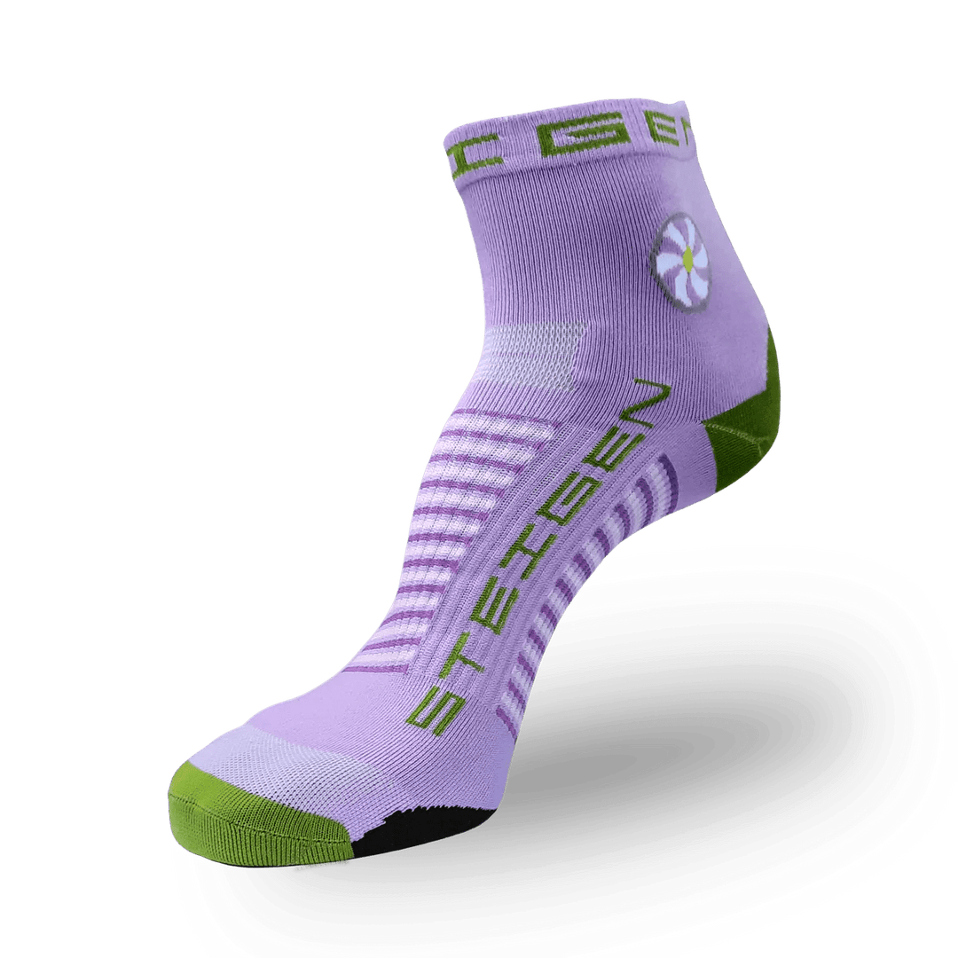 Steigen Socks STEIGEN Running Socks Quarter Crew - Lavender