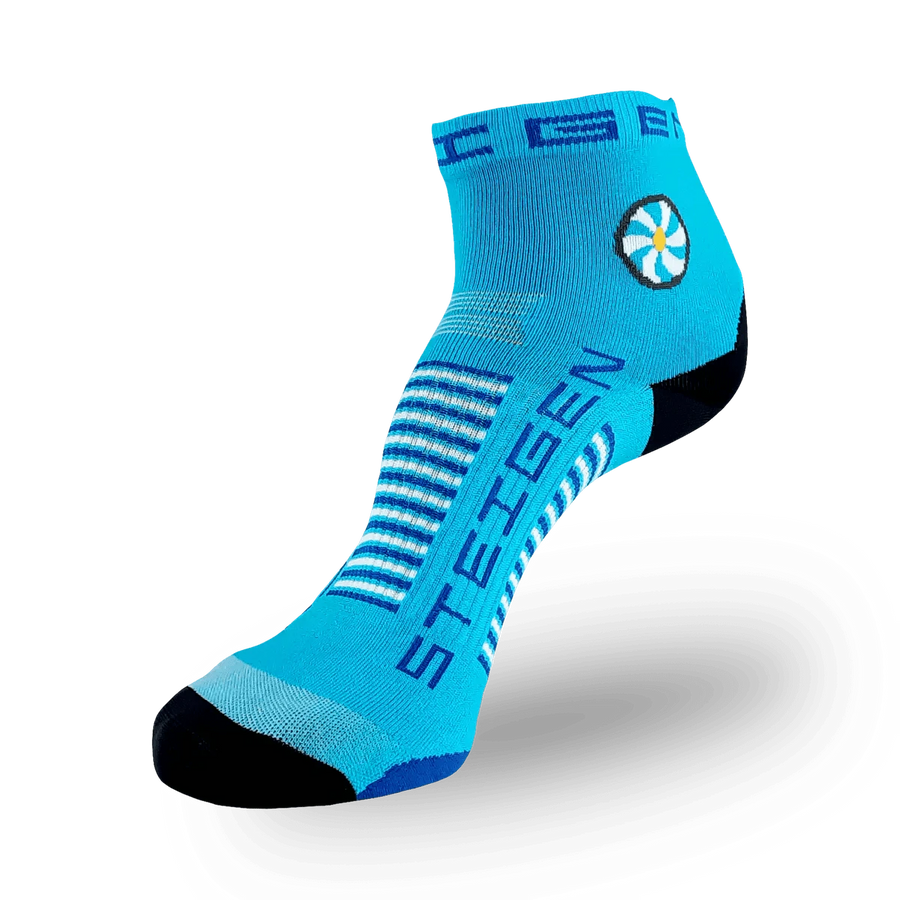 Steigen Socks STEIGEN Running Socks Quarter Crew - Breezy Blue