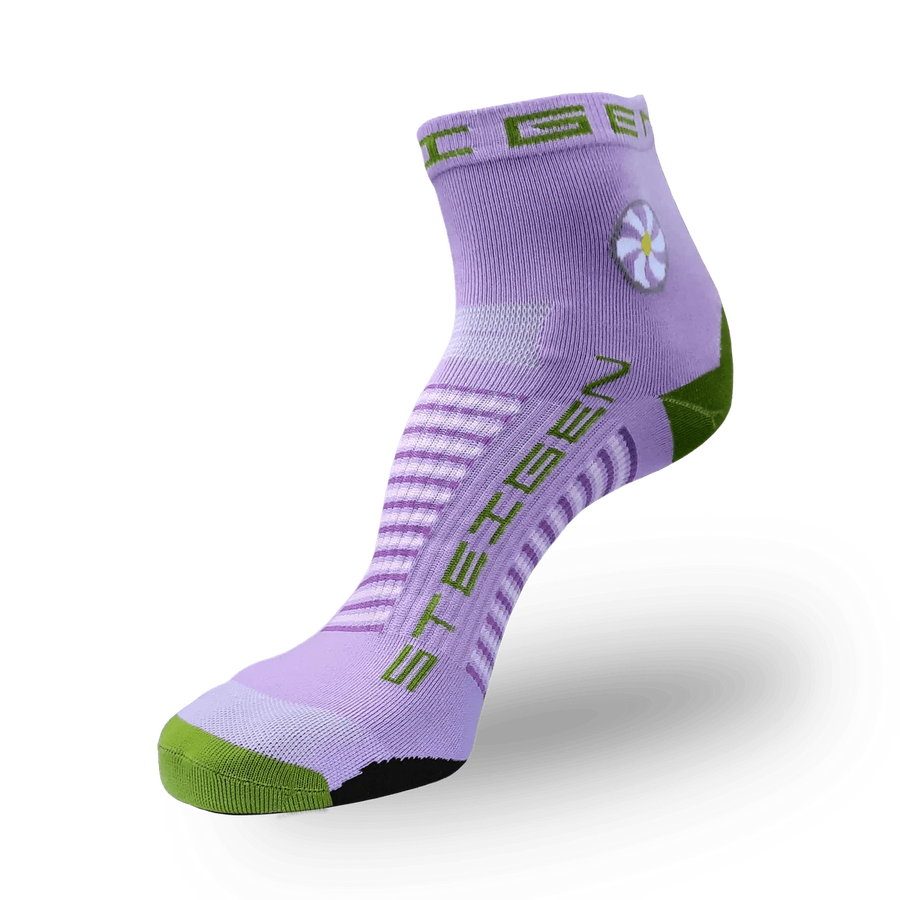 Steigen Socks STEIGEN Running Socks Quarter Crew - Lavender