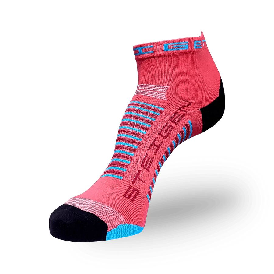 Steigen STEIGEN Running Socks Quarter Length - Coral