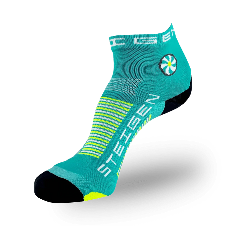 Steigen Socks STEIGEN Running Socks Quarter Length - Seaside