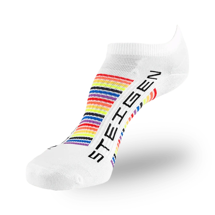 Steigen Socks STEIGEN Running Socks Zero Length - Rainbow