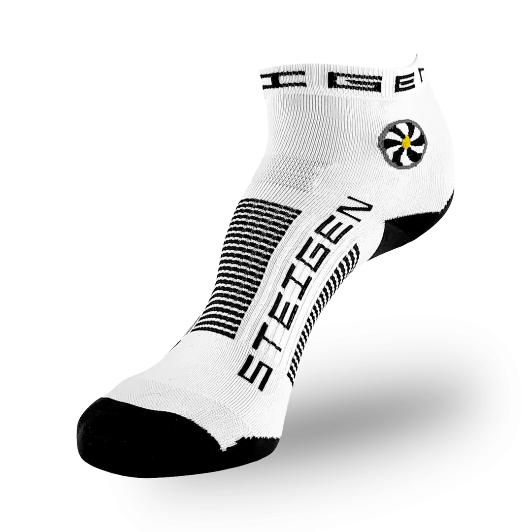 Steigen Socks Steigen White STEIGEN Running Socks Quarter Length