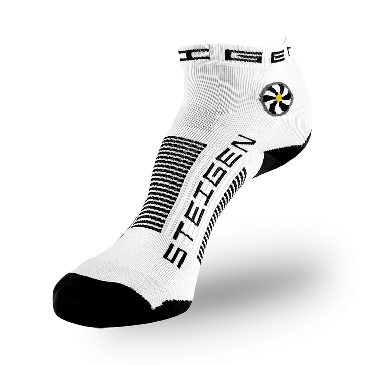 Steigen Socks Steigen White STEIGEN Running Socks Quarter Length