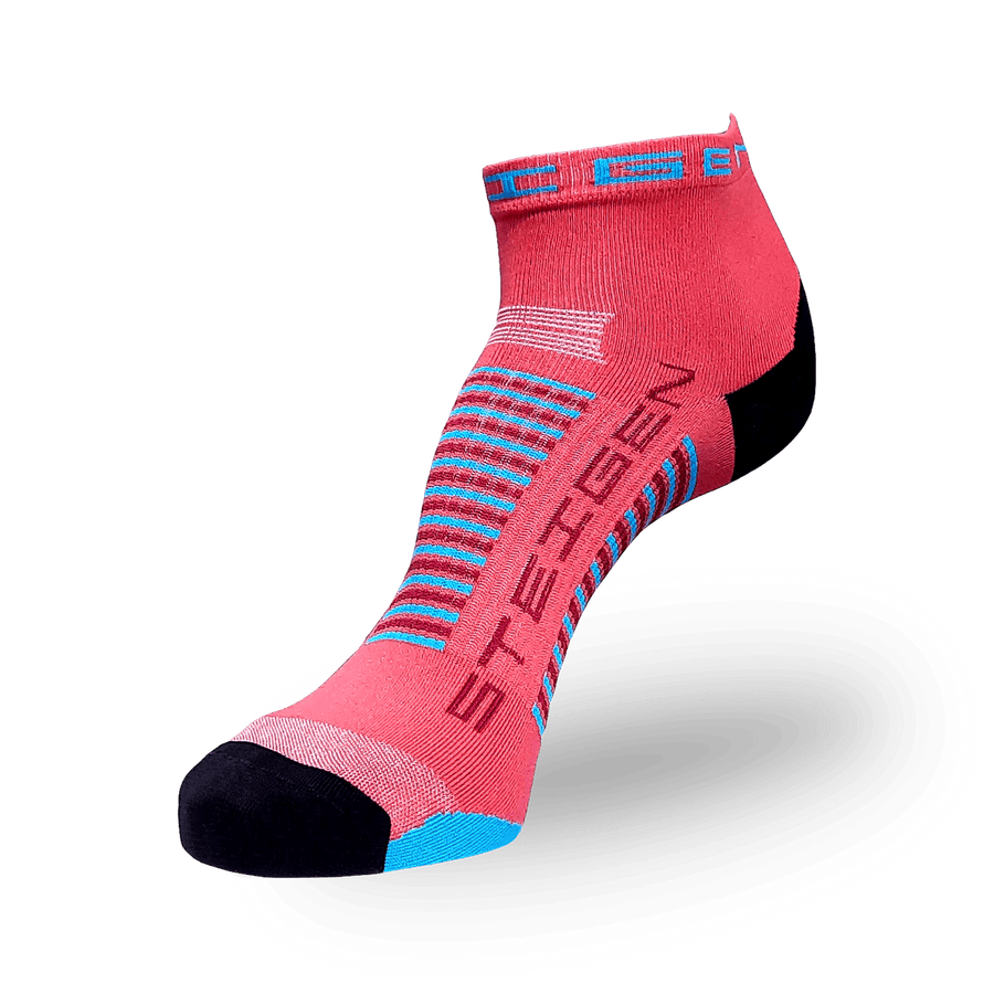 Steigen STEIGEN Running Socks Quarter Length - Coral