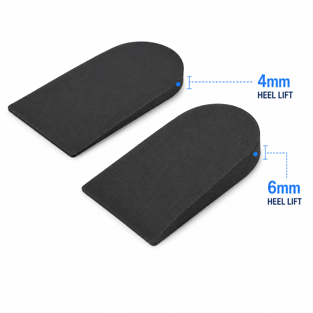 The Foot Care Shop Foot Care > Heel Lifts > EVA Heel Lifts > 4mm & 6mm Heel Lift Multi Pack – 4mm & 6mm Black