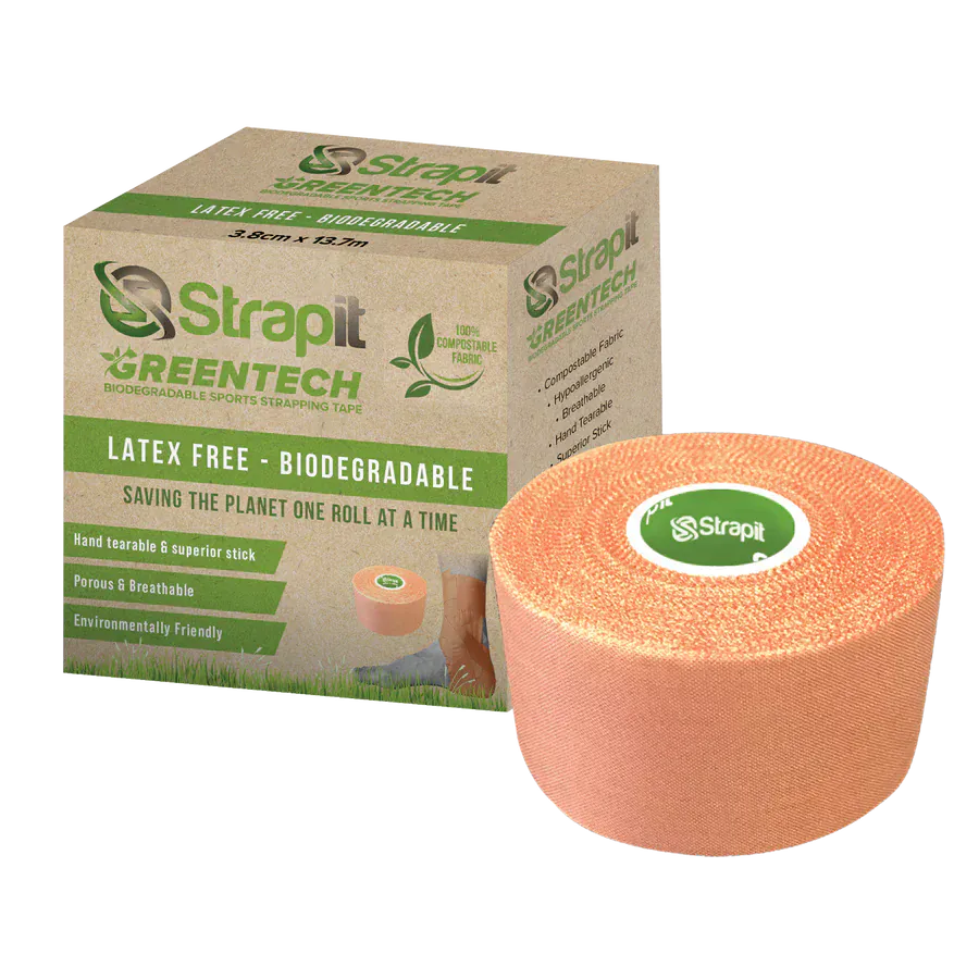 The Foot Care Shop Sports Tape Latex Free Strapping Tape - Greentech 2.0