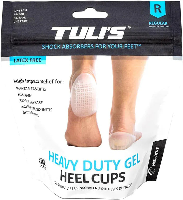 Tuli Gel Heel Cups Tulis Hevy Duty Gel Heel Cups