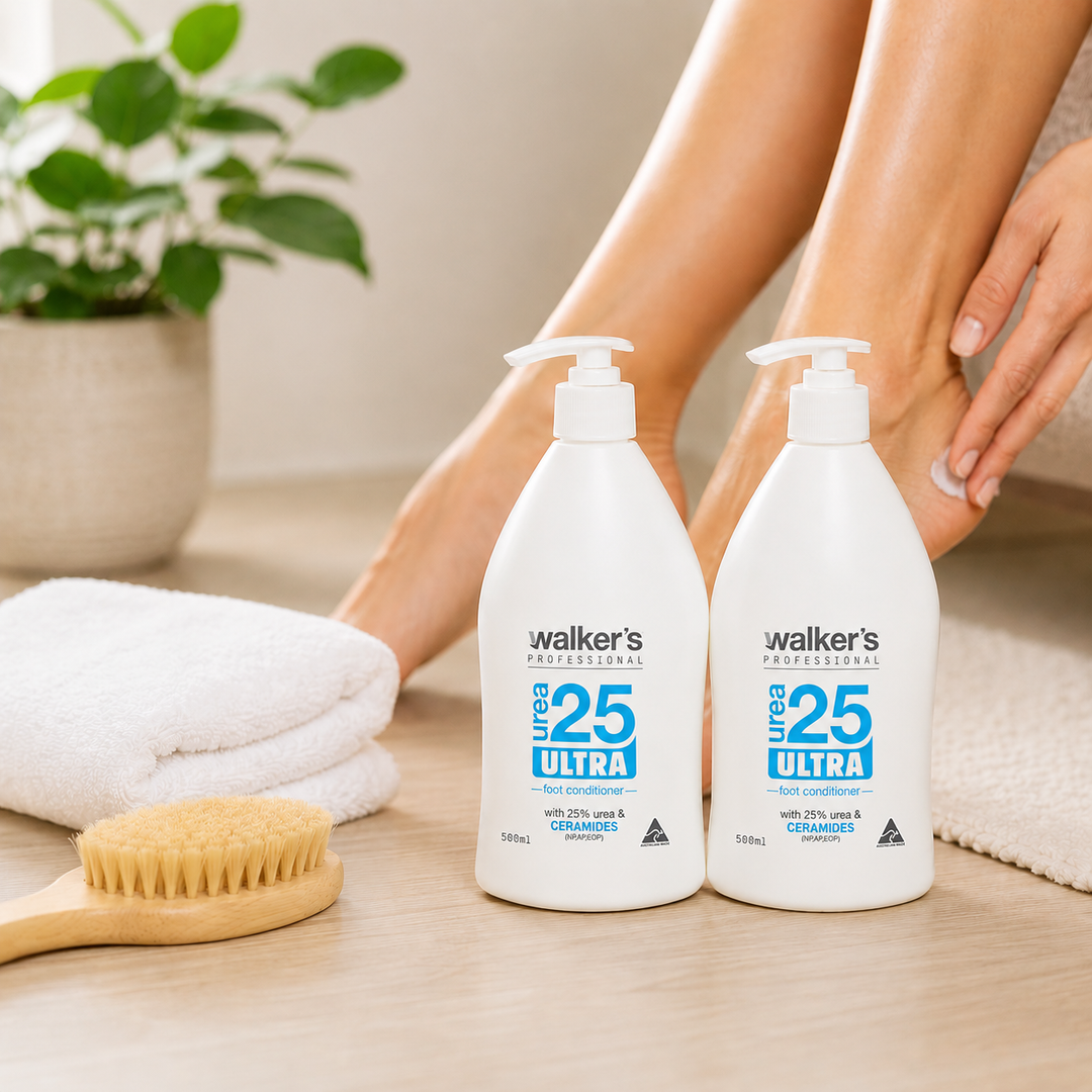 Walkers Foot Care > Foot Creams > Urea Creams Walker's Urea 25 Value Pack - 2 x 500ml