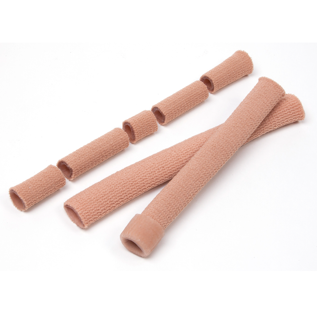 Walkers Foot Care > Gel Toe Tubes > Toe Protectors Walker's Gel Toe Tubes –  Mesh Gel Lined Toe Protection Sleeves