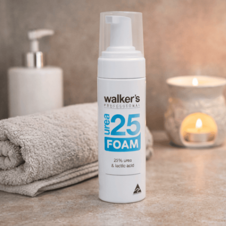 Walkers Foot Cream Walkers Urea 25 Foam  **NEW**
