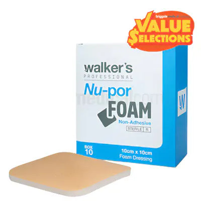 Walkers Wound Dressing Foam Dressing (Non-Adhesive) Box of 10