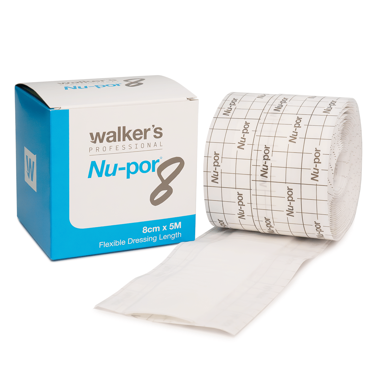 Walkers Wound Dressing Hypo-Allergenic Dressing 8cm X 5 Metre Roll