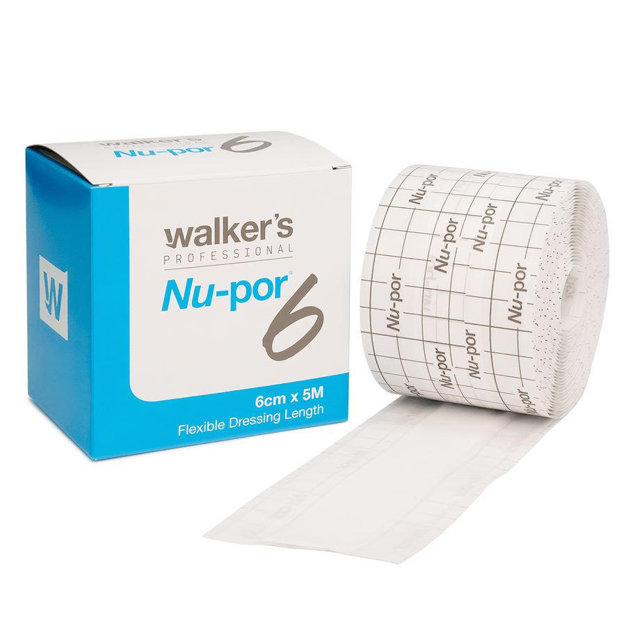 Walkers Wound Dressing Walkers Hypo-Allergenic Dressing 6cm X 5 Metre Roll