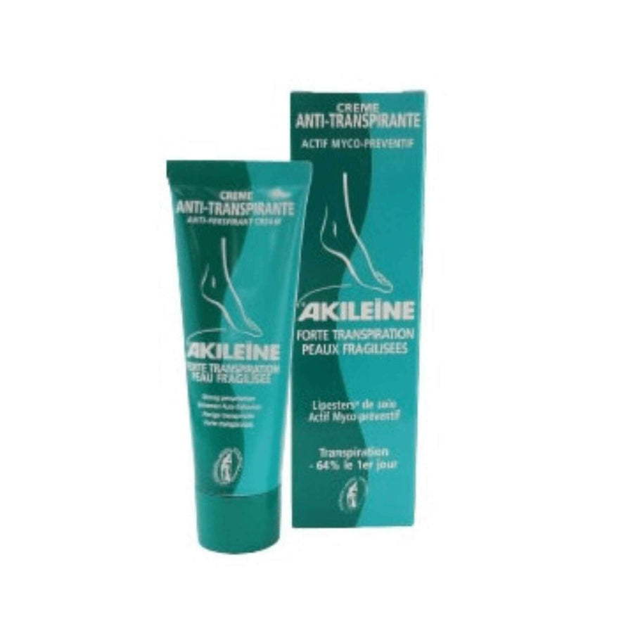 Akileine Green Anti Perspirant Foot Cream - The Foot Care Shop