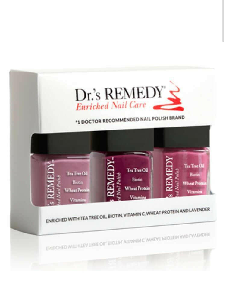 Dr's Remedy Berry Good Trio - Premium Nail Polishes from Dr's Remedy - Just $65.95! Shop now at The Foot Care Shop