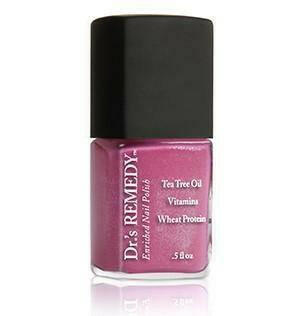Dr's Remedy Nail Polish - Playful Pink Shimmer - The Foot Care Shop