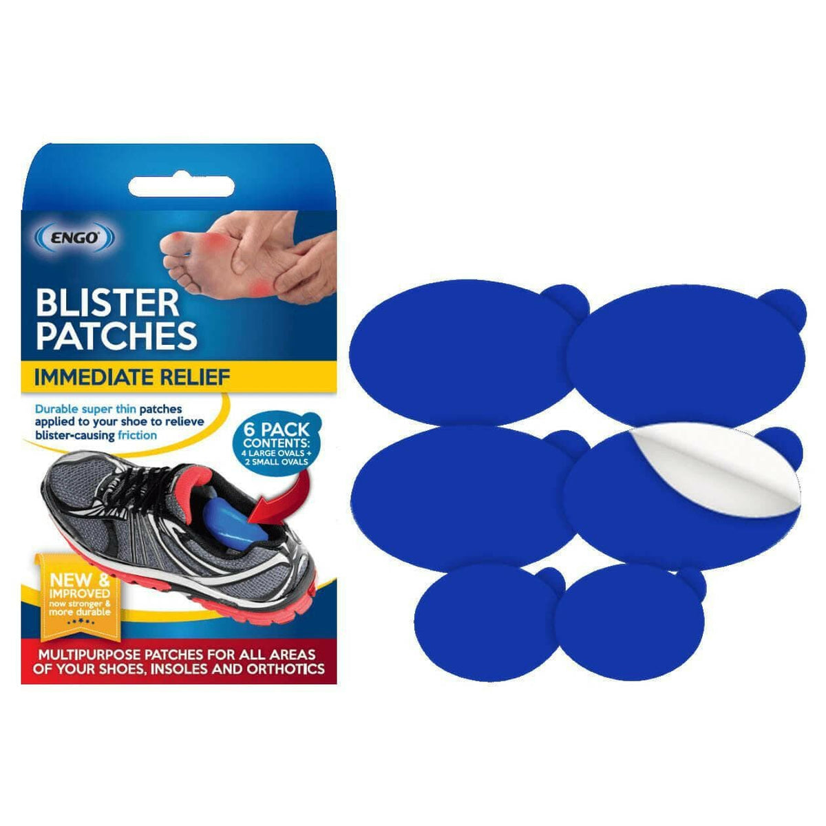 Engo Blister prevention Engo Blister Prevention Patches  - OVAL Pkt 6
