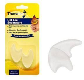 Gel Toe Separators - Premium Toe Spacers from Therastep - Shop now at The Foot Care Shop