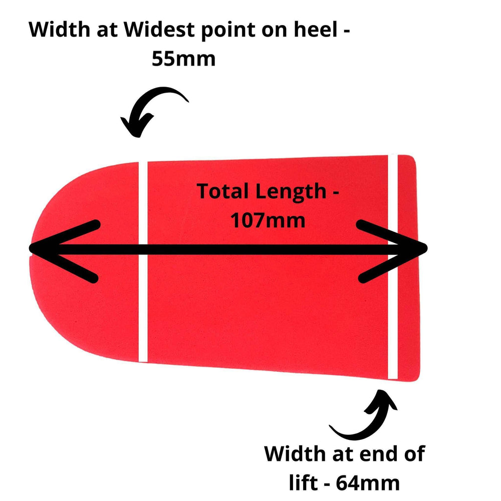 Heel Lifts - 8mm x 1 Pair - Premium  from Interpod - Just $9.95! Shop now at The Foot Care Shop