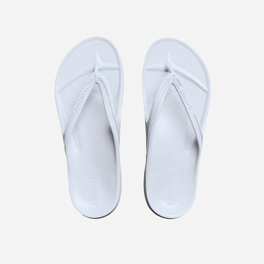 Lightfeet Revive Thongs White - The Foot Care Shop