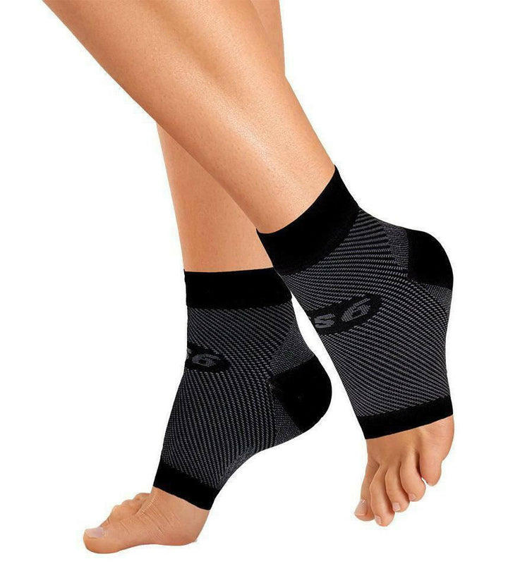OS1st FS6 Performance Foot Sleeve Pair Black - The Foot Care Shop