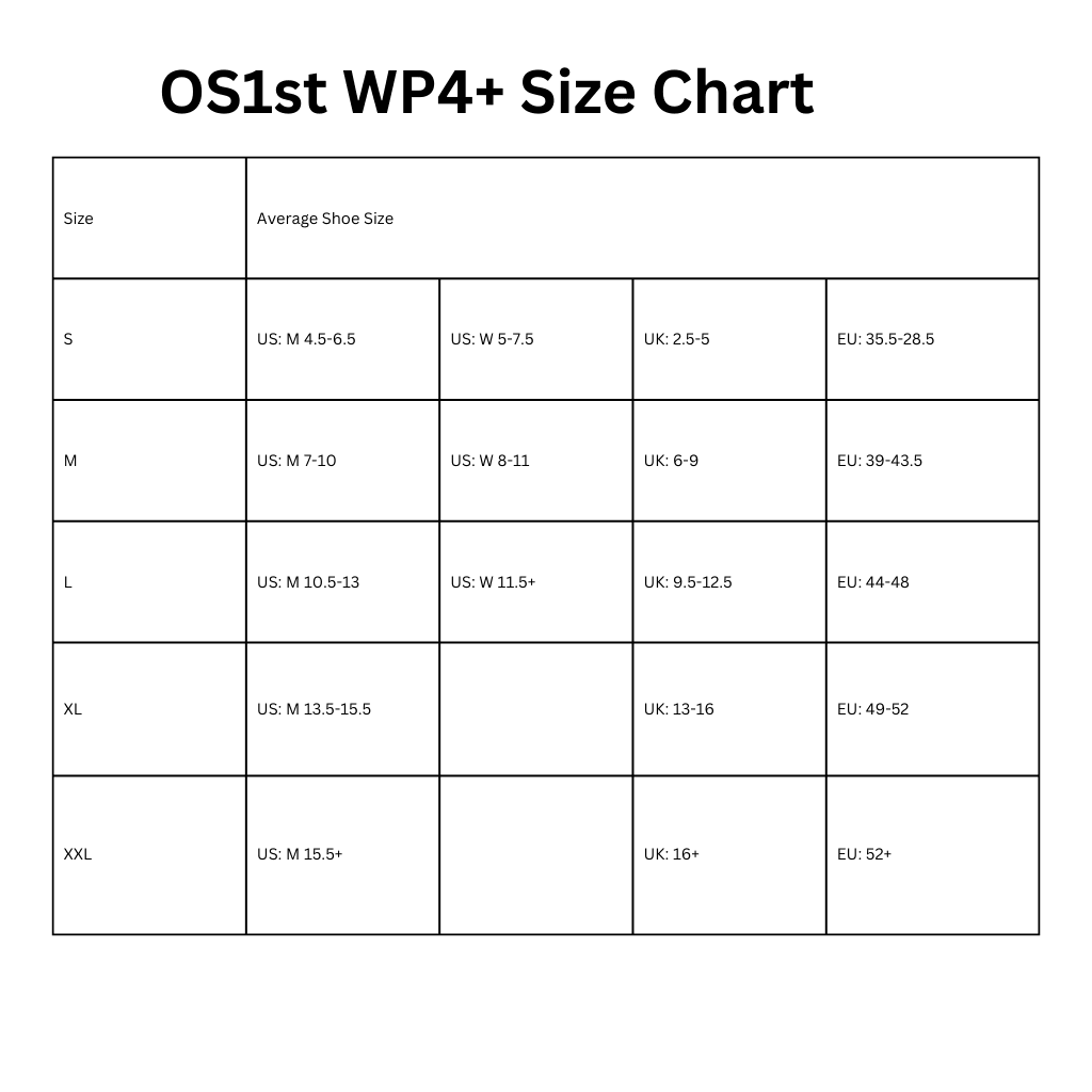 OS1st Orthosleeve Socks OS1st WP4+ WIDE Crew Socks