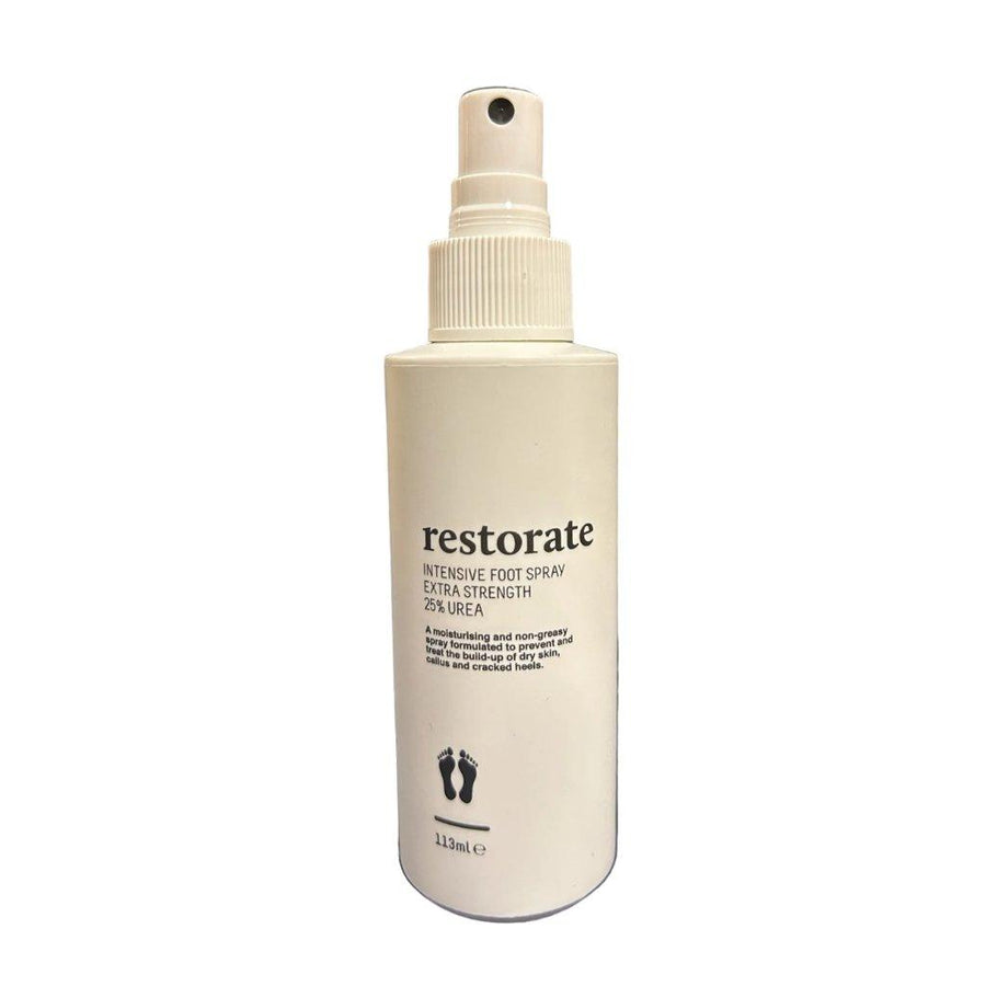 Restorate Intensive Foot Spray - 25% Urea - Premium Foot Spray from Restorate - Just $30! Shop now at The Foot Care Shop