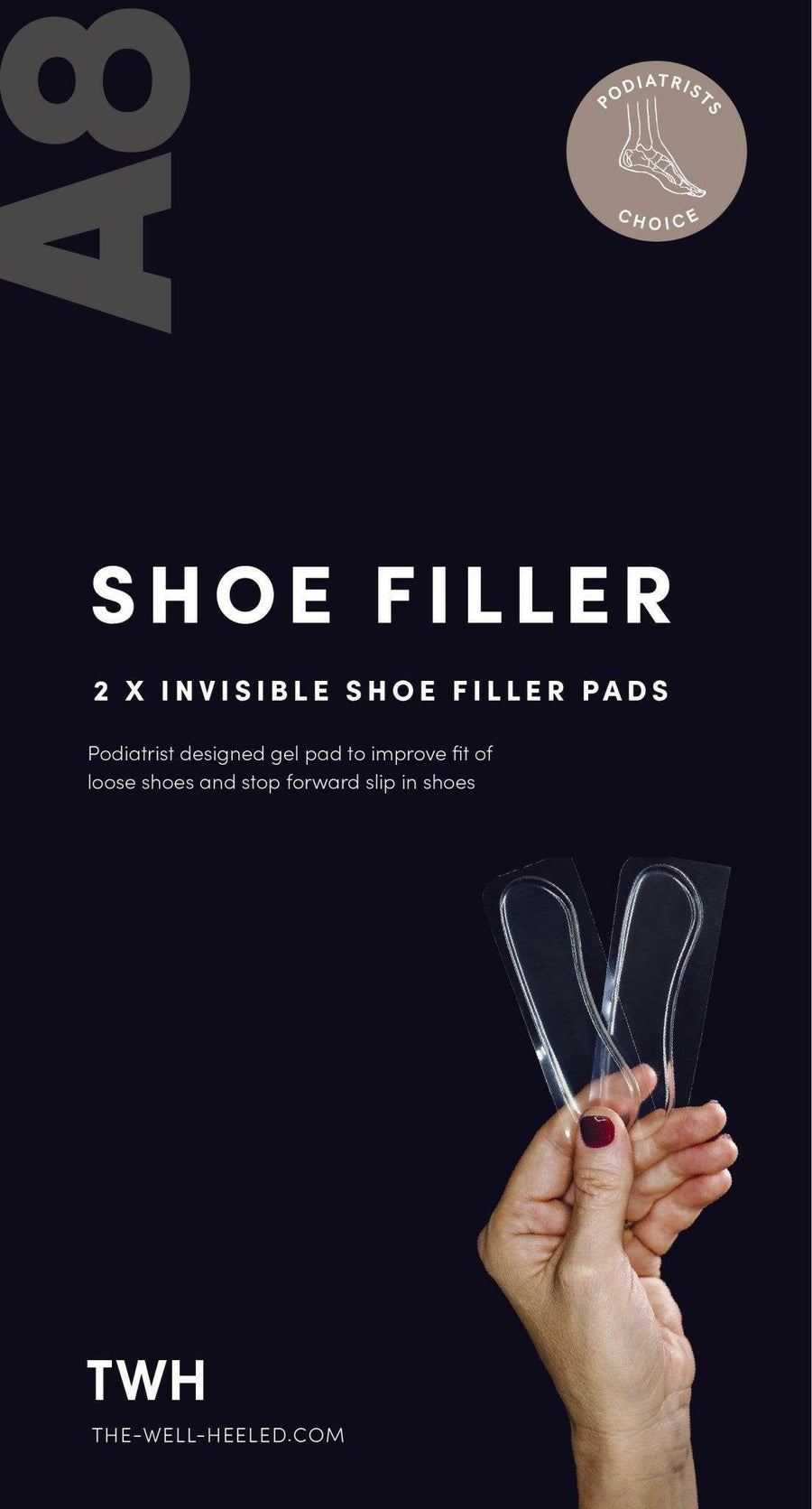 Shoe Filler - Gel Pad - The Foot Care Shop