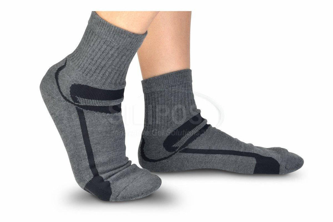 Silipos Moisturising Socks Bamboo & Charcol - Premium  from Silipos - Just $39.95! Shop now at The Foot Care Shop