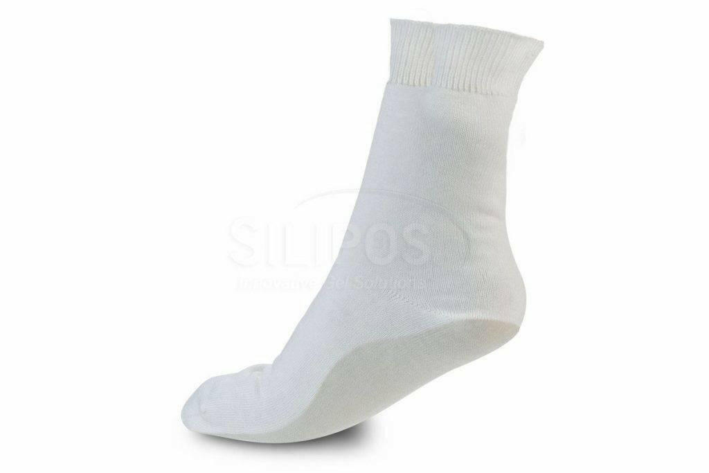 Silipos Socks Silipos Gel Socks White 2mm Gel