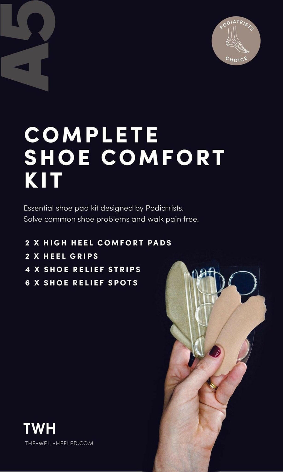 The Well Heeled Shoe Comfort Kit Complete Shoe Comfort Kit