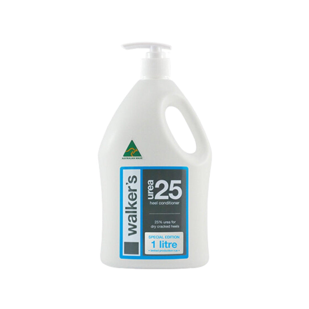 Walkers Urea 25 - 1 Litre Bottle - Premium Foot Cream from Walkers - Just $39.95! Shop now at The Foot Care Shop